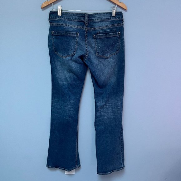 dELiA*s Bailey Jean Bootcut Distressed Size 7/8 - Picture 4 of 12